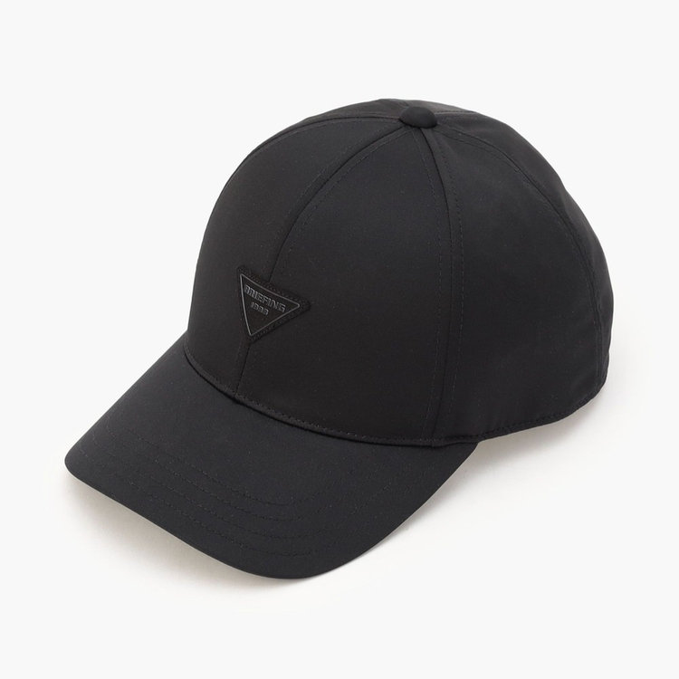 美品　BRIEFING 1度使用　Bロゴ付き黒キャップ LA MEN'S TRIANGLE LOGO CAP（LA メンズ トライアングルロゴ