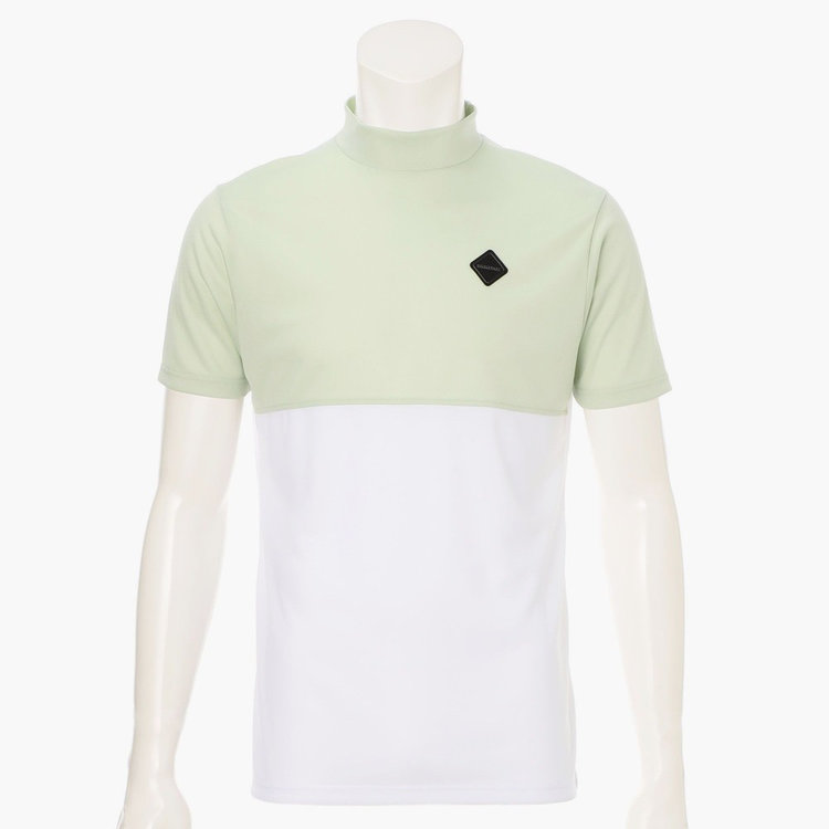 MEN'S BI-COLOR HIGHNECK（メンズ バイカラーハイネック（半袖