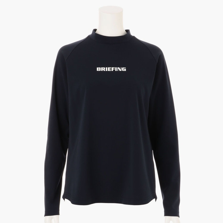 ブリーフィング　MERINO WOOL LOGO CREWNECK KNIT WOMEN'S MOLE YARN LOGO CREWNECK KNIT（ウィメンズ モール