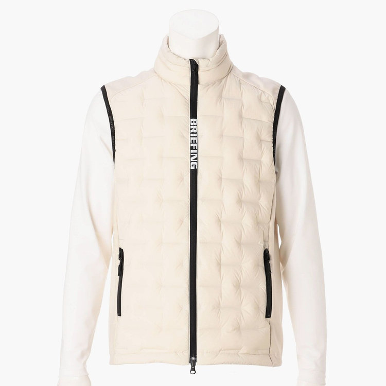 ブリーフィング　ダウン　ベスト MEN'S HYBRID DOWN VEST（メンズハイブリッドダウンベスト（ジップ
