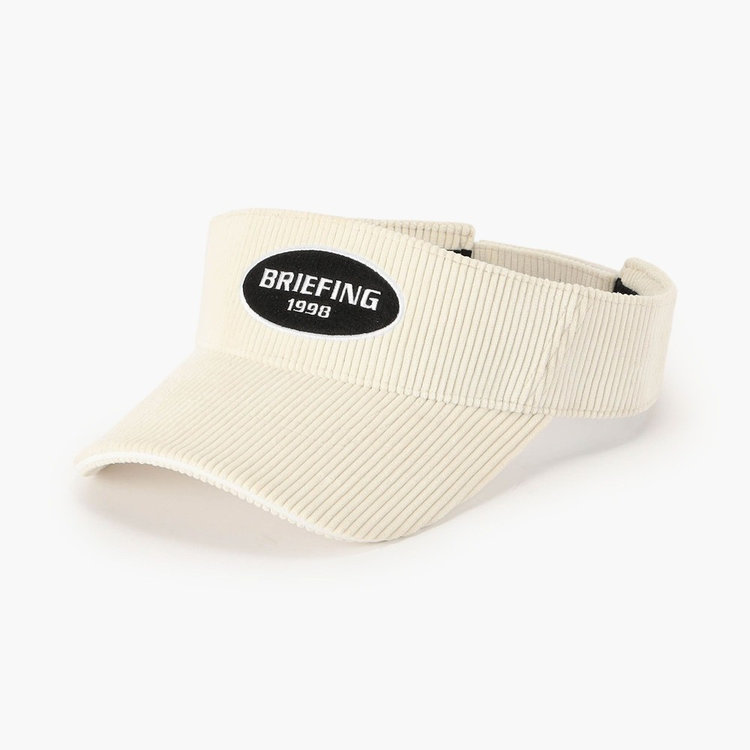 MEN'S CORDUROY OVAL LOGO VISOR（メンズコーデュロイオーバルロゴ