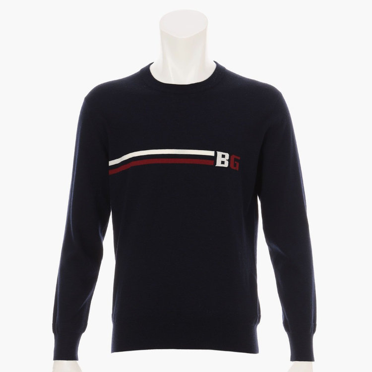 CL MEN'S TRICOLOR CREWNECK KNIT（CL メンズ トリコロール クルー