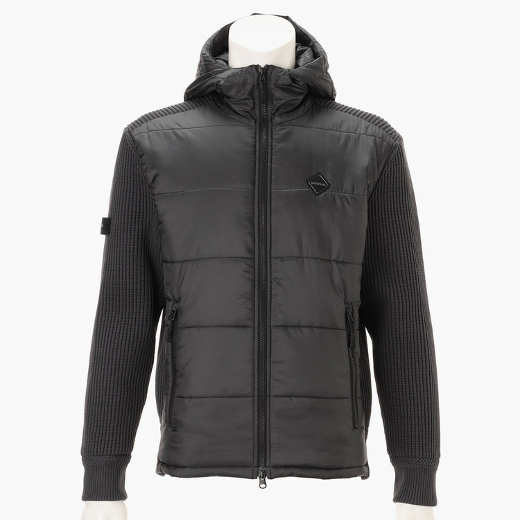 MEN'S WINDBLOCK RIB KNIT PARKA（メンズウィンドブロックリブニット